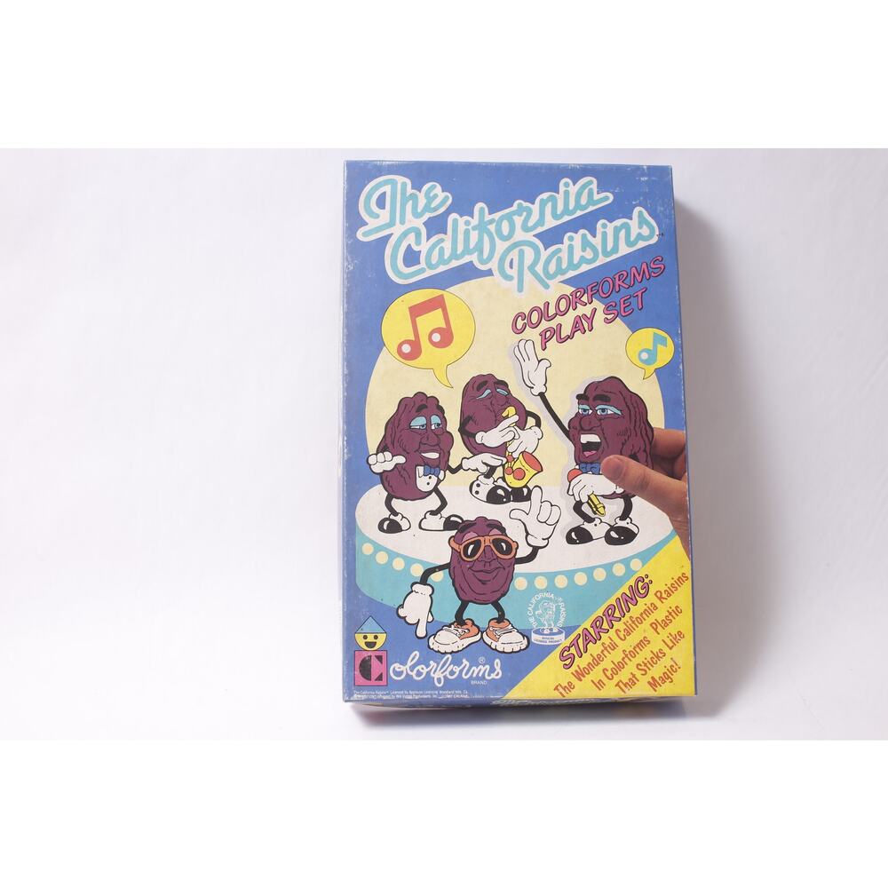 Colorforms The California Raisins Playset 1987 Vintage Toy ~ 260302-WH 1017